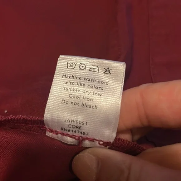 Draper James Utility Coat Deep Wine Size S 4/6 w/pockets NWOT - Picture 8 of 8